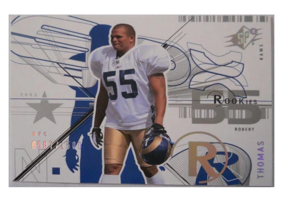 2002 Spx Robert Thomas #109 card