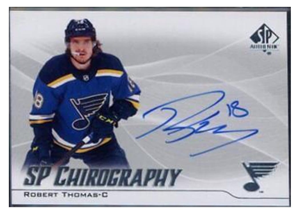 2021-22 SP Authentic Chirography Robert Thomas #C-RT card