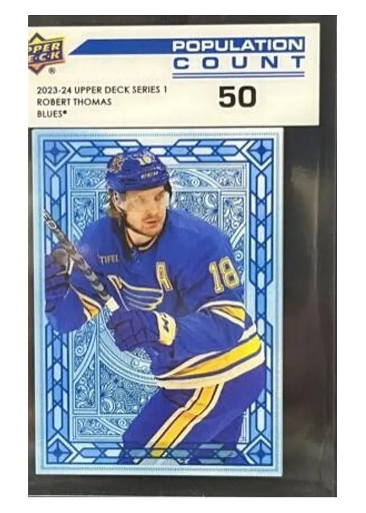 2023-24 Upper Deck Population Count Robert Thomas #PC-18 card