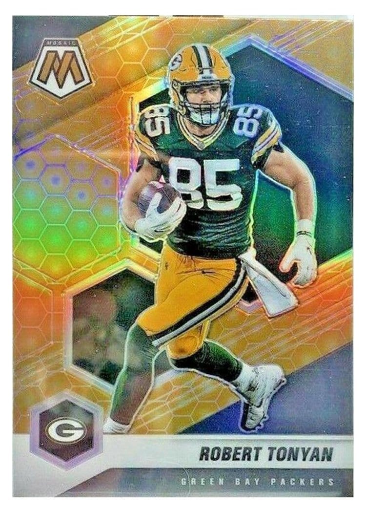 2021 Panini Mosaic Base Set Robert Tonyan #83 card
