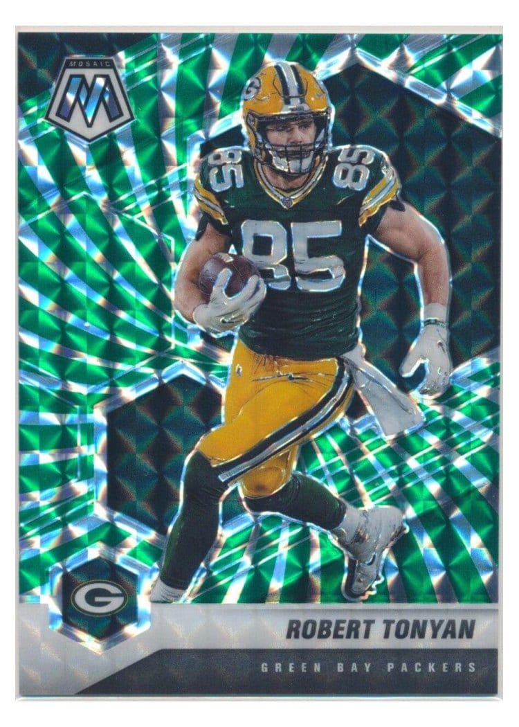 2021 Panini Mosaic Base Set Robert Tonyan #83 card