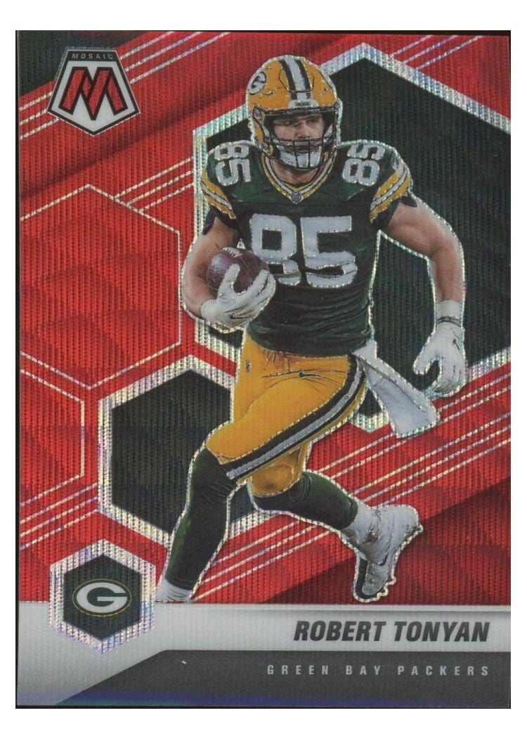 2021 Panini Mosaic Base Set Robert Tonyan #83 card
