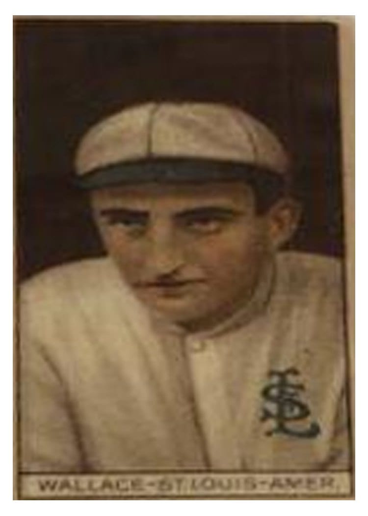 1912 T207 Brown Background Robert Wallace card