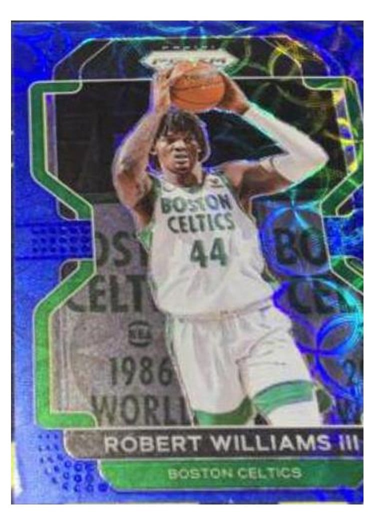 2021-22 Panini Prizm Base Set Robert Williams III Blue Choice Prizm #162 card