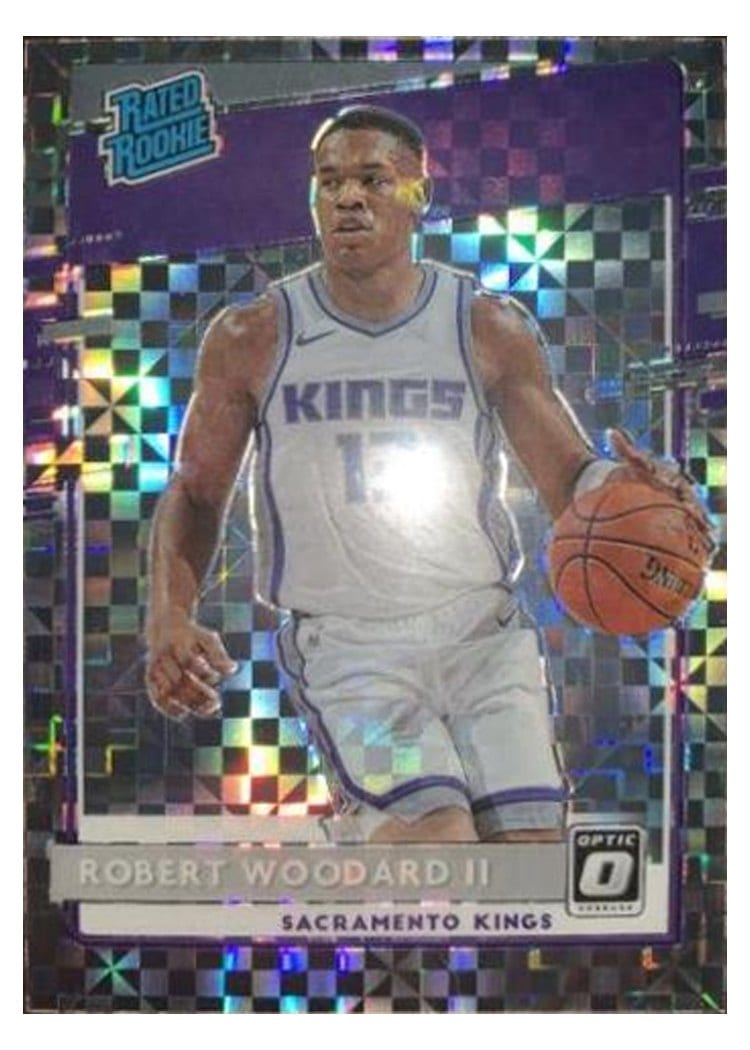 2020-21 Donruss Optic Base Set Robert Woodard II Checkerboard #187 card