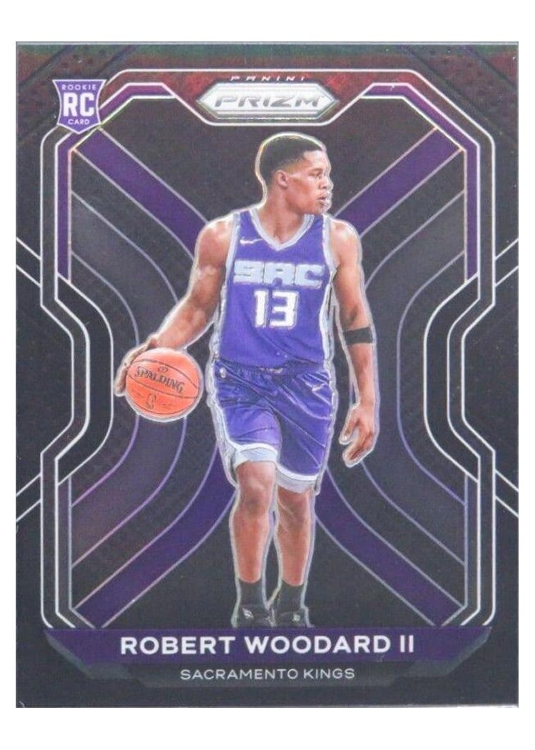 2020-21 Panini Prizm Base Set Robert Woodard II Black Gold Prizm #281 card