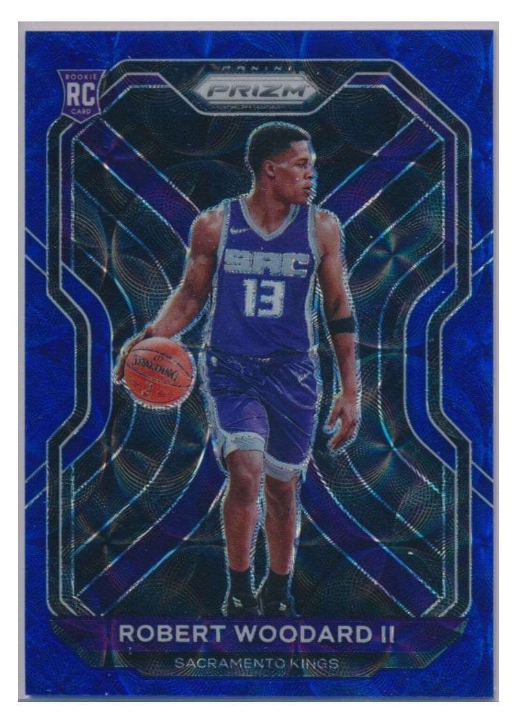 2020-21 Panini Prizm Base Set Robert Woodard II Choice Blue Prizm #281 card
