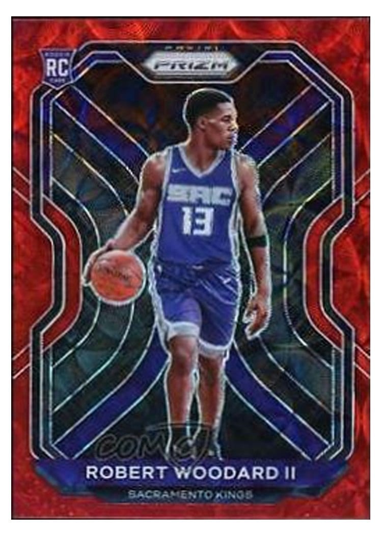 2020-21 Panini Prizm Base Set Robert Woodard II Choice Red Prizm #281 card