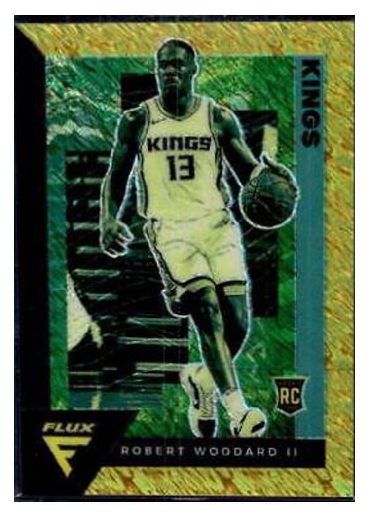 2020-21 Panini Prizm Base Set Robert Woodard II Gold Shimmer Prizm #281 card