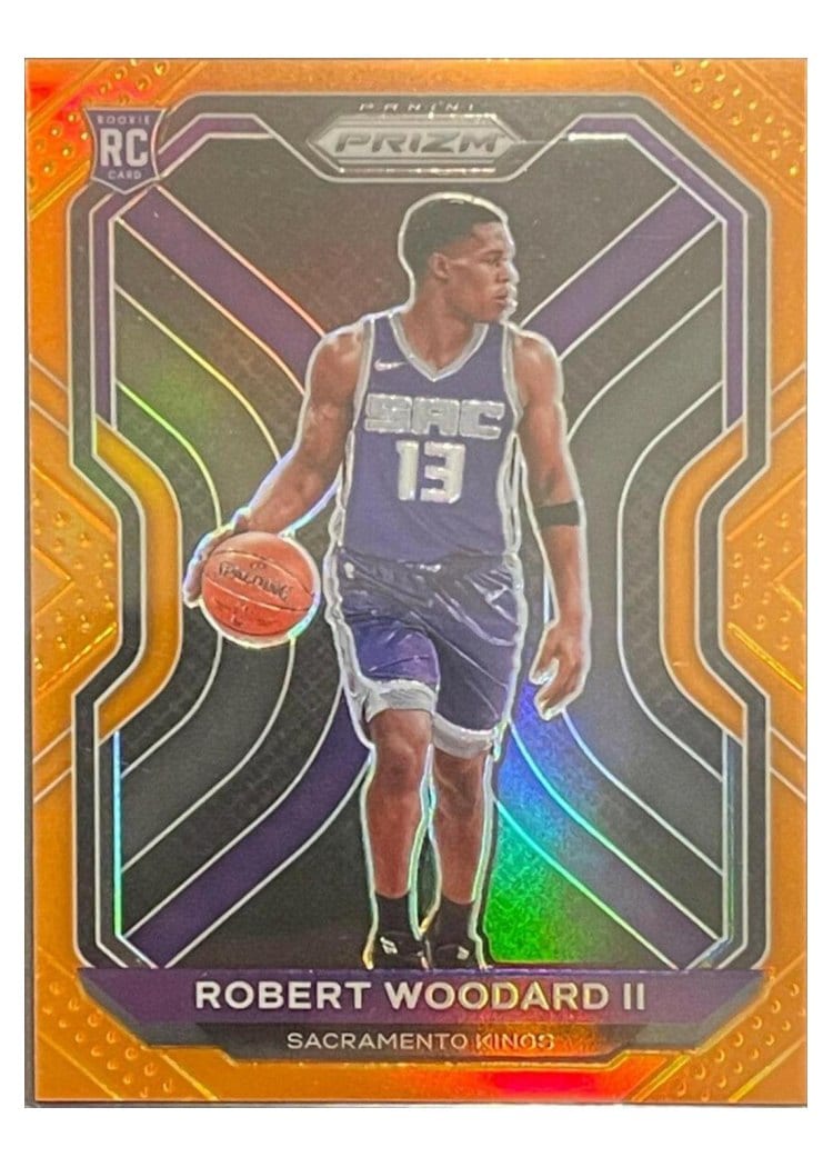 2020-21 Panini Prizm Base Set Robert Woodard II Orange Prizm #281 card
