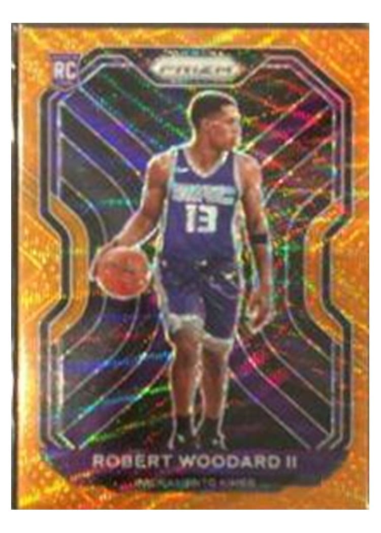 2020-21 Panini Prizm Base Set Robert Woodard II Orange Wave Prizm #281 card