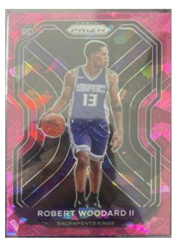 2020-21 Panini Prizm Base Set Robert Woodard II Pink Ice Prizm #281 card