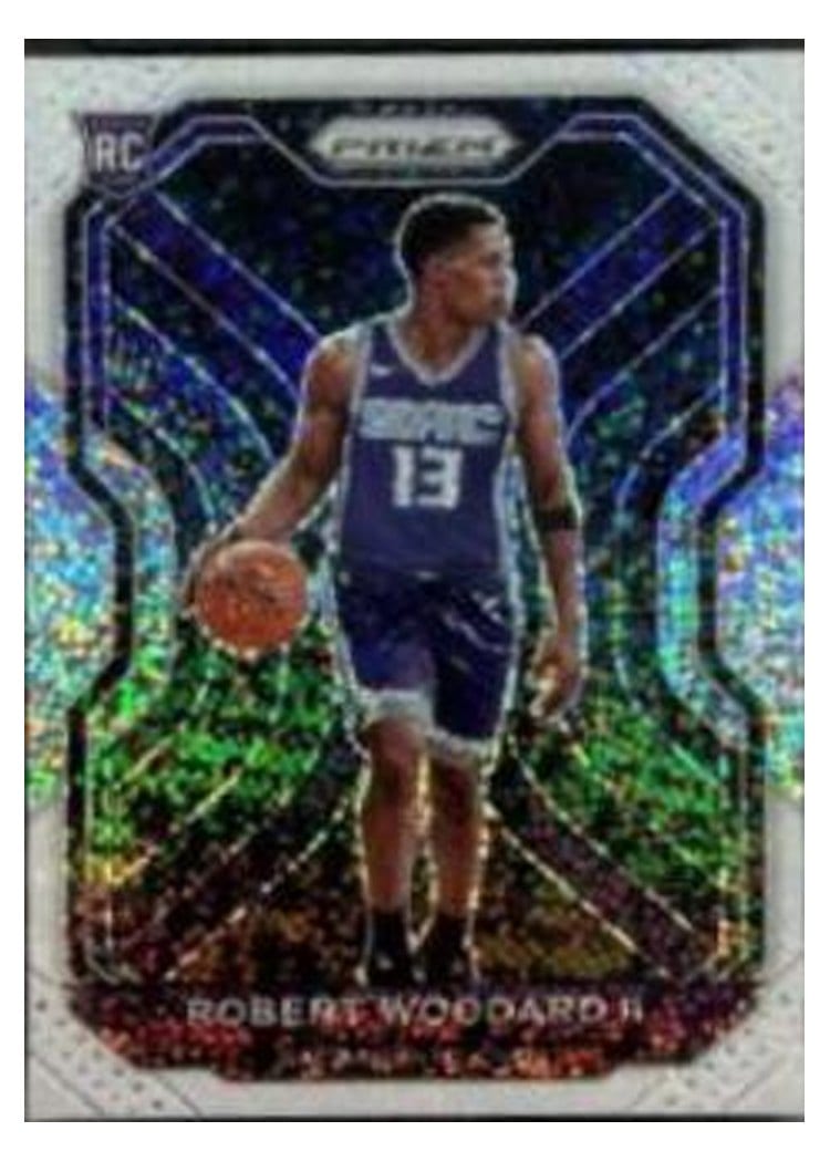 2020-21 Panini Prizm Base Set Robert Woodard II White Sparkle Prizm #281 card