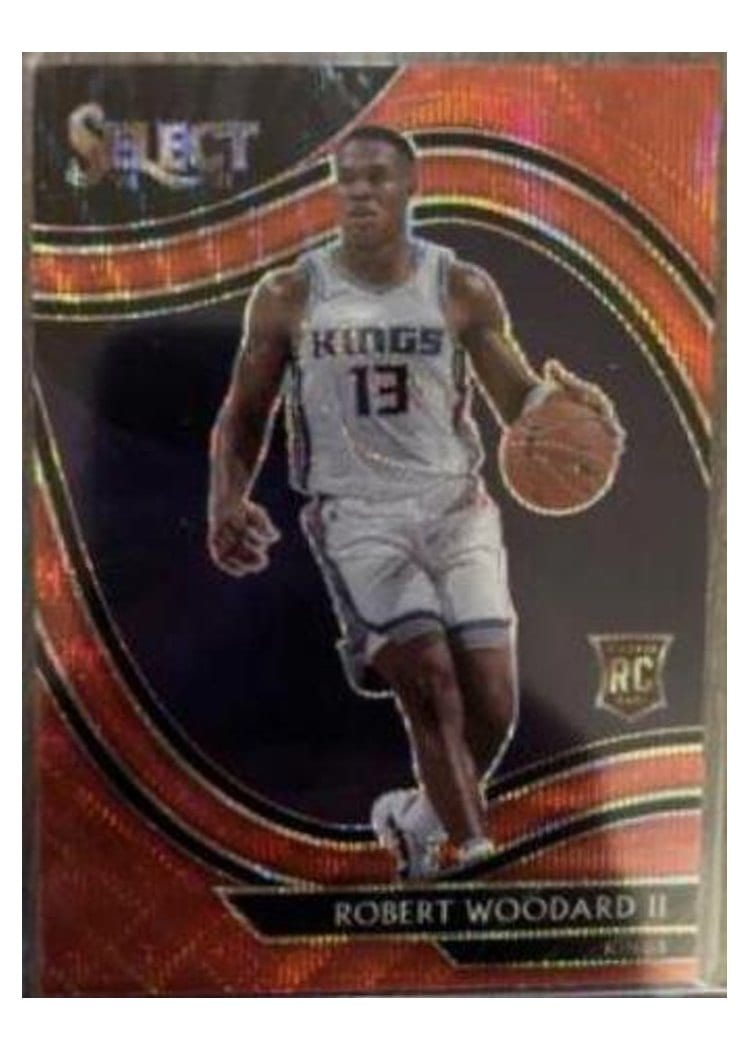 2020-21 Panini Select Base Set Robert Woodard II Red Wave #264 card