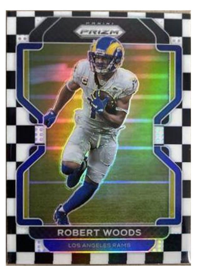 2021 Panini Prizm Base Set Robert Woods Black and White Checker Prizm #65 card