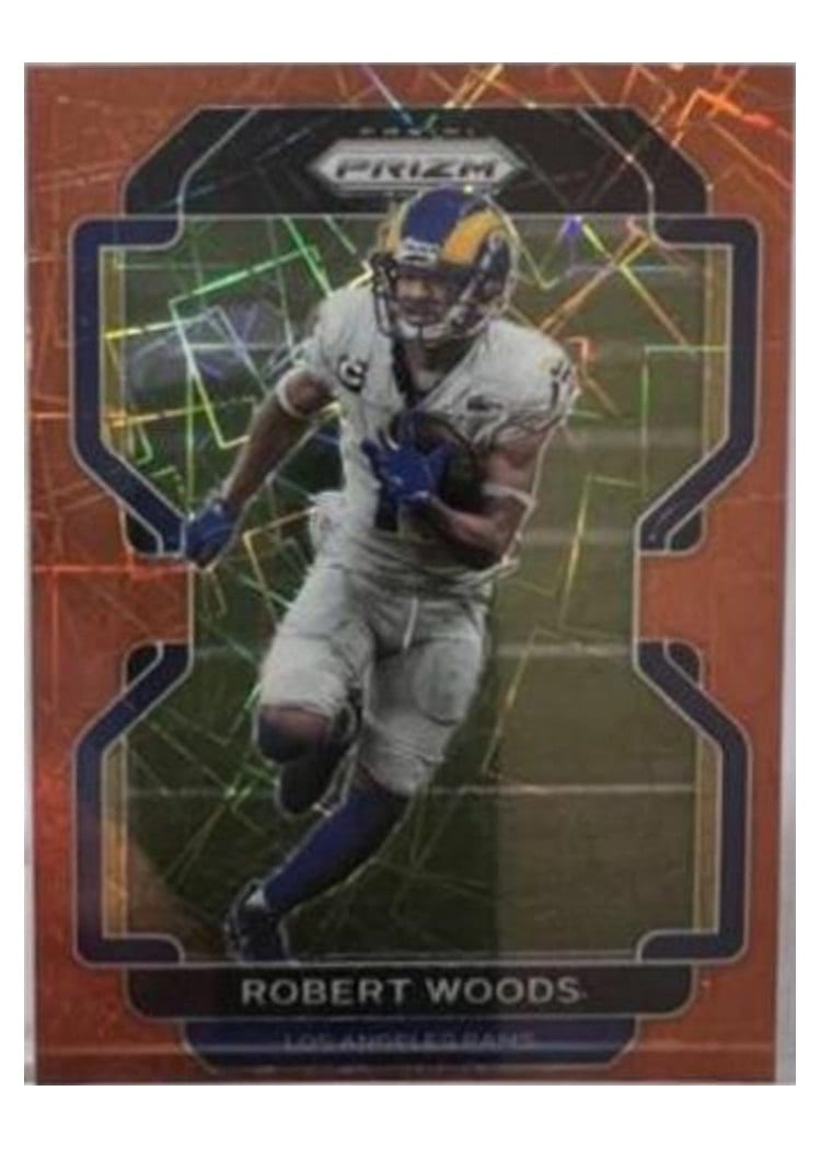 2021 Panini Prizm Base Set Robert Woods Orange Ice Prizm #65 card