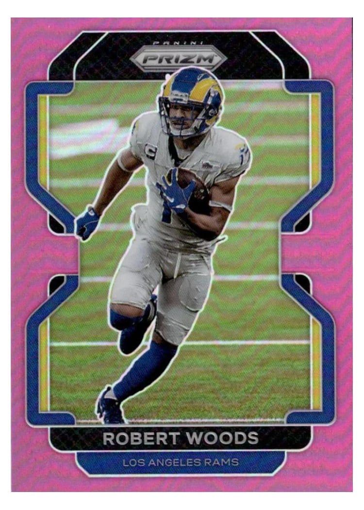 2021 Panini Prizm Base Set Robert Woods Pink Prizm #65 card