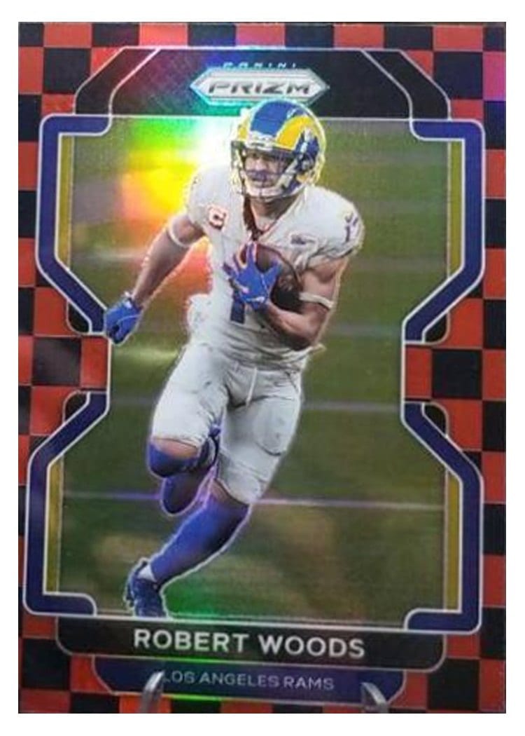 2021 Panini Prizm Base Set Robert Woods Red Prizm #65 card