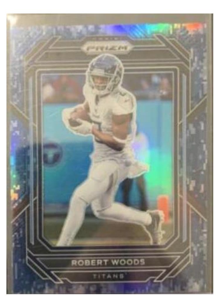 2022 Panini Prizm Base Set Robert Woods Navy Camo #285 card