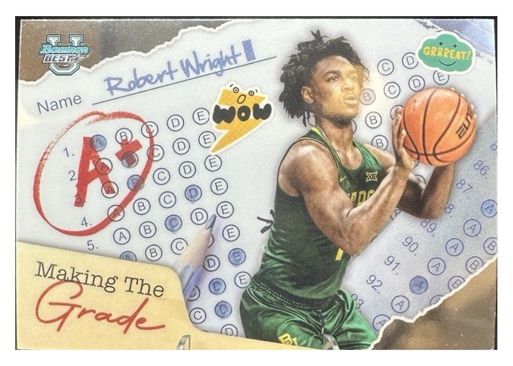 2024-25 Bowman's Best University Making the Grade Robert Wright III #MG-12 card