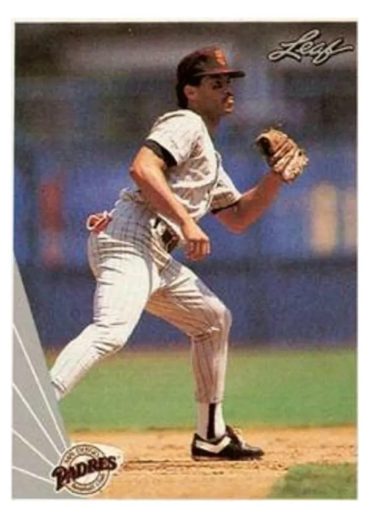 1990 Leaf Roberto Alomar #75 card