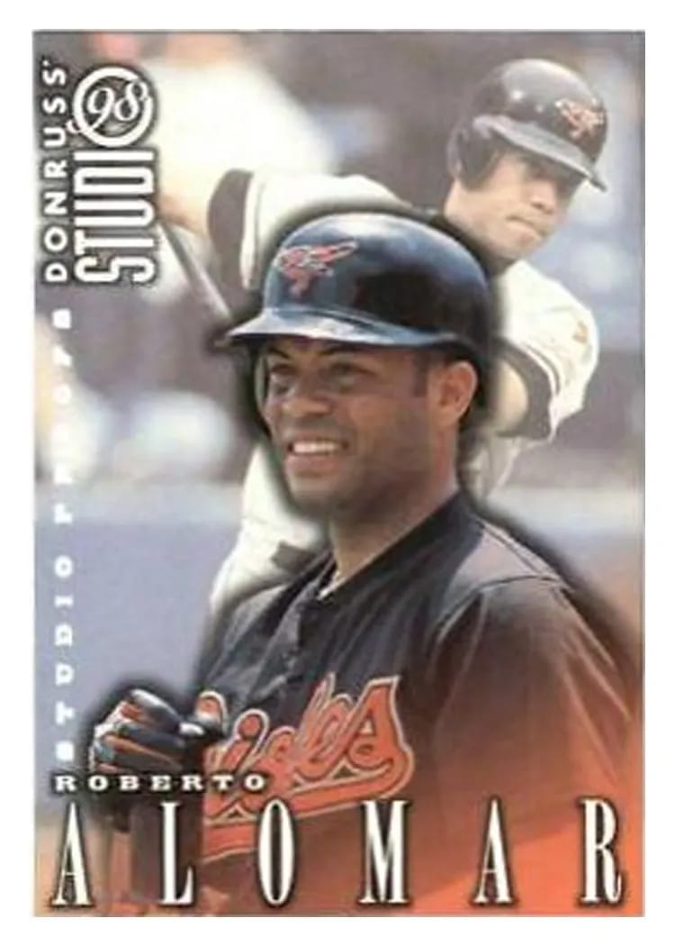 1998 Studio Roberto Alomar #111 card