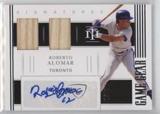 2021 Panini National Treasures Game Gear Materials Signatures Roberto Alomar #GGS-RA card
