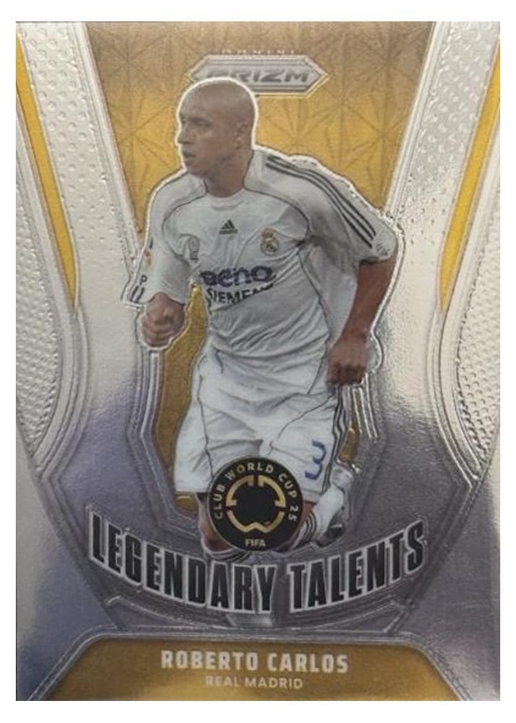 2025 Panini Prizm FIFA Club World Cup Legendary Talents Roberto Carlos #19 card