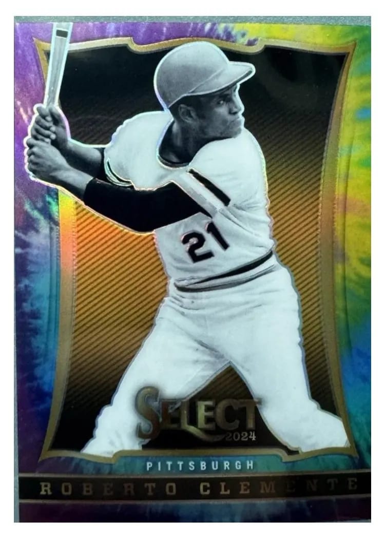 2024 Panini Select Select Throwback Roberto Clemente #9 card