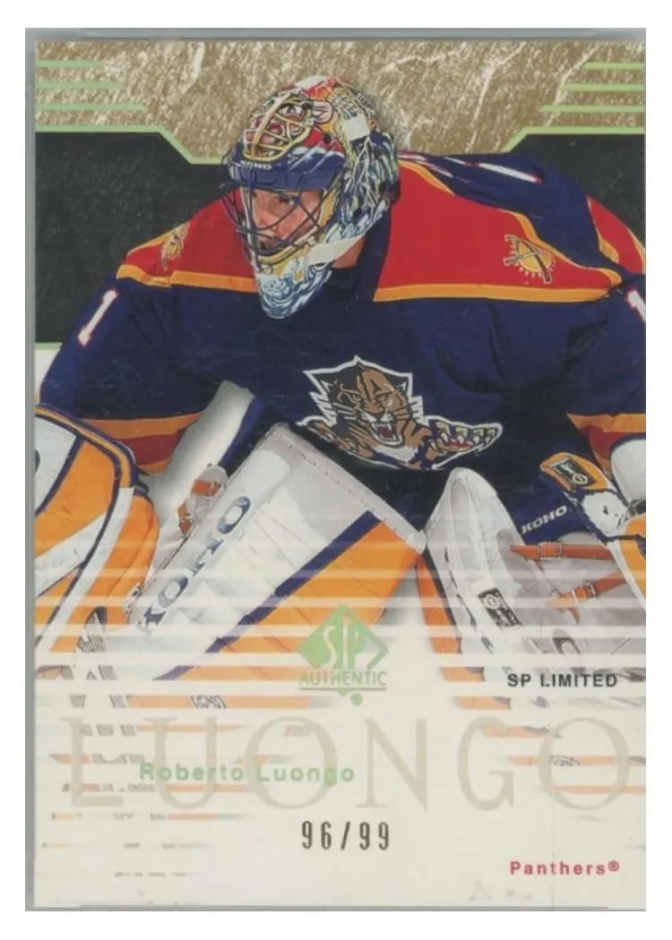 2003 SP Authentic Roberto Luongo #38 card