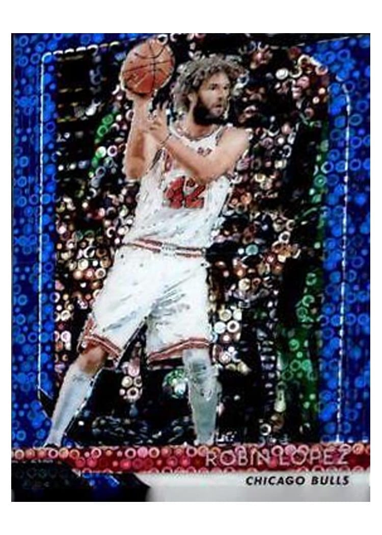 2018-19 Panini Prizm Base Set Robin Lopez Fast Break Prizm Blue #120 card