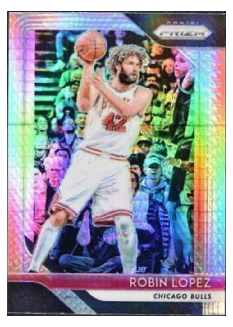 2018-19 Panini Prizm Base Set Robin Lopez Hyper Prizm #120 card