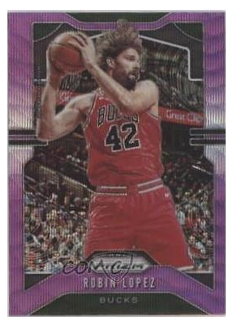 2019-20 Panini Prizm Base Set Robin Lopez #206 card