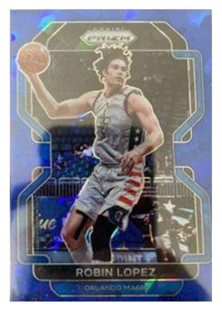 2021-22 Panini Prizm Base Set Robin Lopez Blue Ice Prizm #34 card