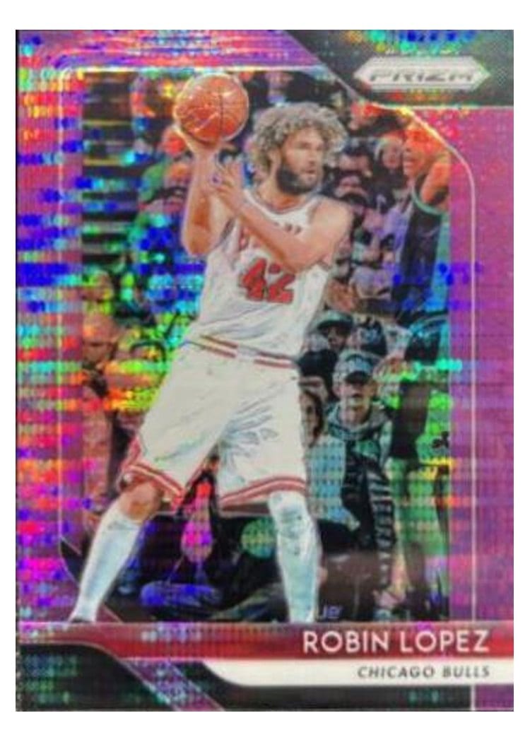 2021-22 Panini Prizm Base Set Robin Lopez Purple Pulsar Prizm #34 card