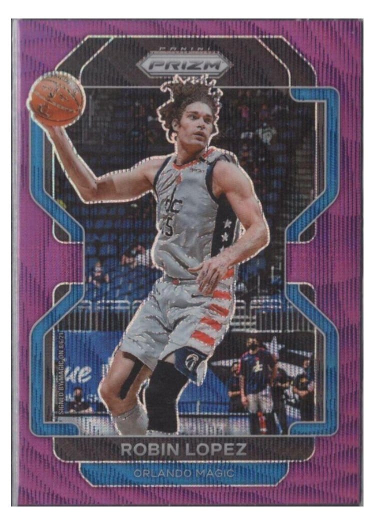 2021-22 Panini Prizm Base Set Robin Lopez #34 card