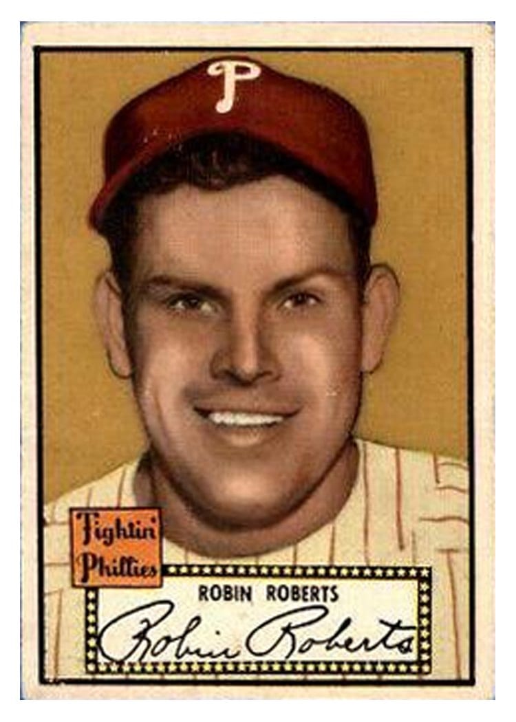 1952 Topps Robin Roberts #59 card