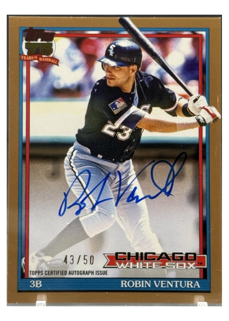 2026 Topps 1991 Topps Autographs Robin Ventura #91A-RV card