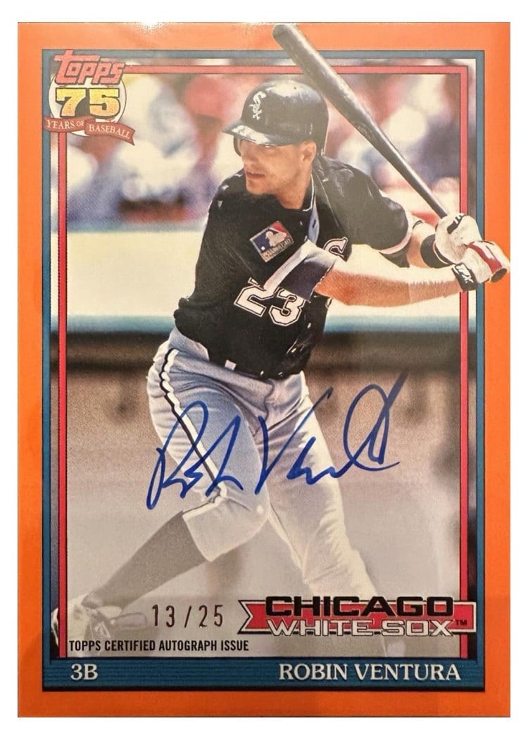 2026 Topps 1991 Topps Autographs Robin Ventura #91A-RV card