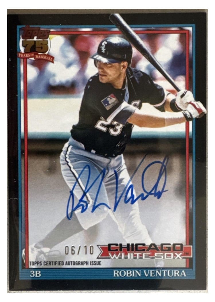 2026 Topps 1991 Topps Autographs Robin Ventura #91A-RV card