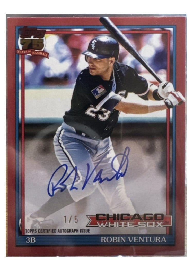 2026 Topps 1991 Topps Autographs Robin Ventura #91A-RV card