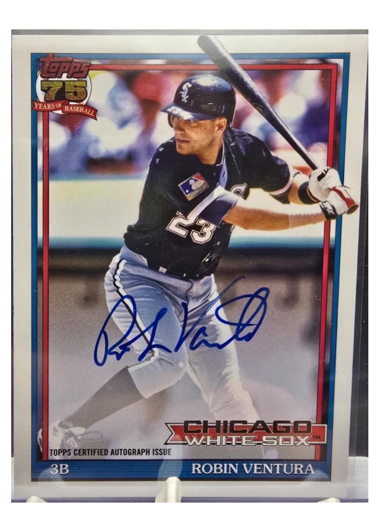 2026 Topps 1991 Topps Autographs Robin Ventura #91A-RV card