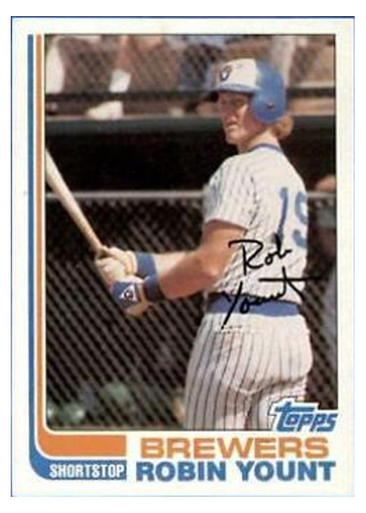 1982 Topps Robin Yount #435 card