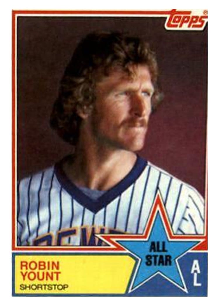 1983 Topps Robin Yount #389 card