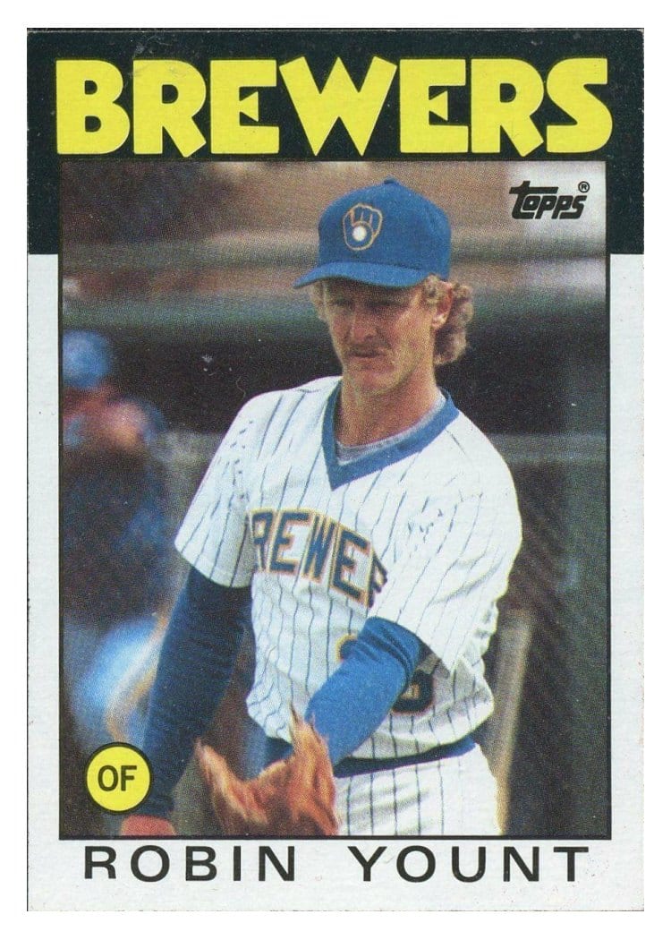 1986 Topps Robin Yount #780 card