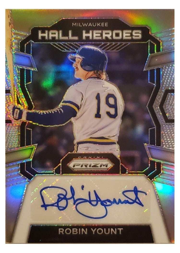 2024 Panini Prizm Hall Heroes Autographs Robin Yount #HHA-RY card