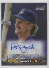 2024 Stadium Club Chrome Autographs Robin Yount #SCCA-RY card
