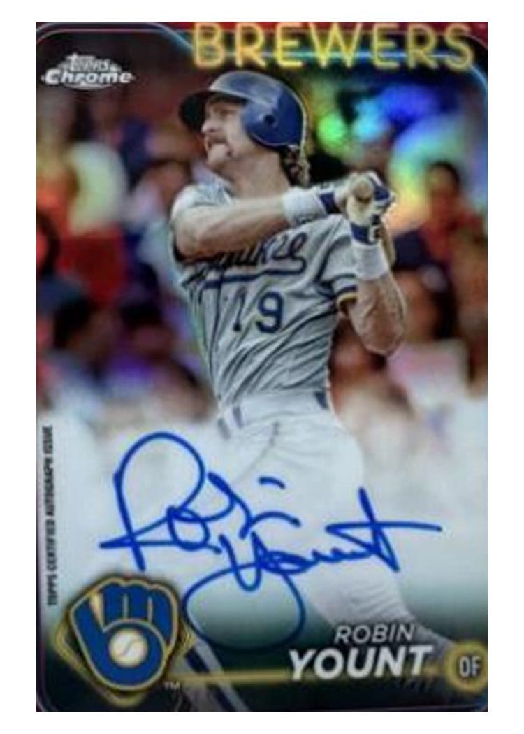 2024 Topps Chrome Chrome Legend Autographs Robin Yount #CLA-RY card