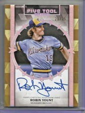 2024 Topps Five Star Five Tool Phenom Autographs Robin Yount #FTP-RY card