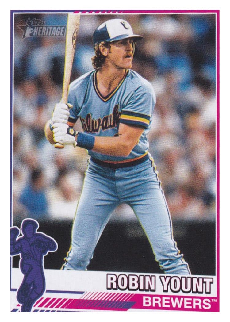 2025 Topps Heritage 1976 Redefined Robin Yount #76R-10 card